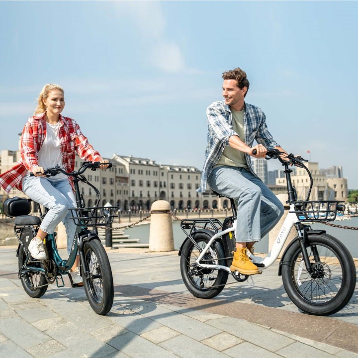 Folding electric bike 20" with 150 km range – DYU C9 – view 4