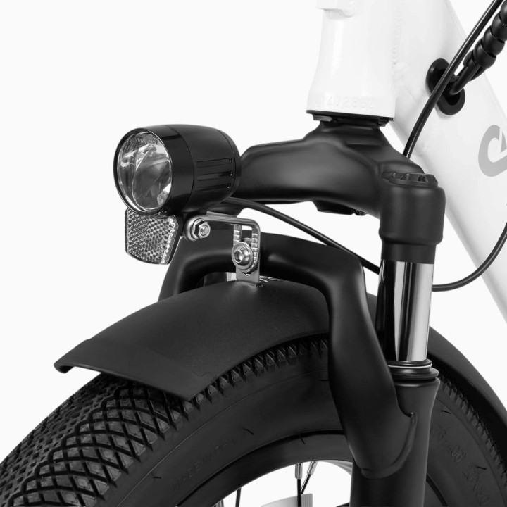 Bicicleta eléctrica plegable 20" con 150 km de autonomía – DYU C9 – vista 6