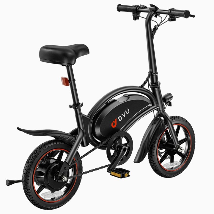 Mini bicicleta eléctrica plegable de 14" y 19 kg – DYU D3S – vista 3