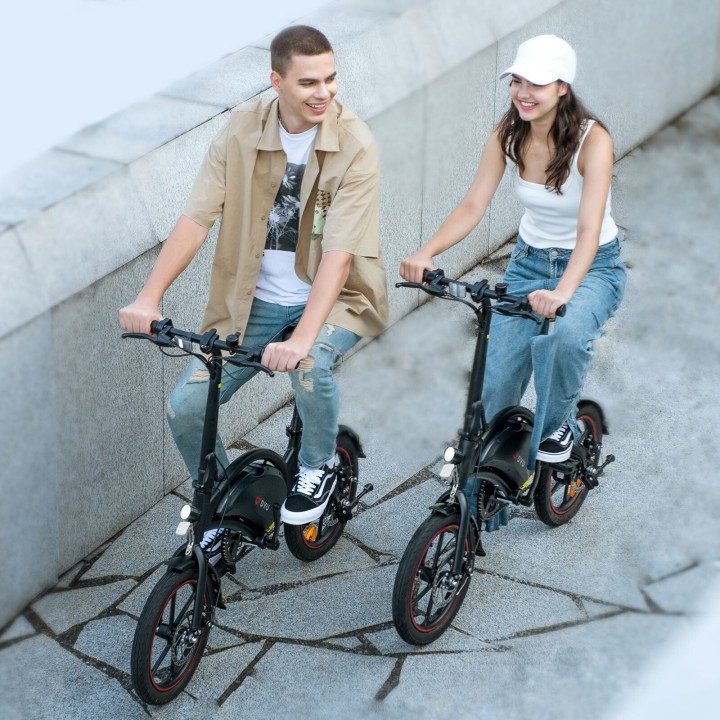 Mini bicicleta eléctrica plegable de 14" y 19 kg – DYU D3S – vista 8