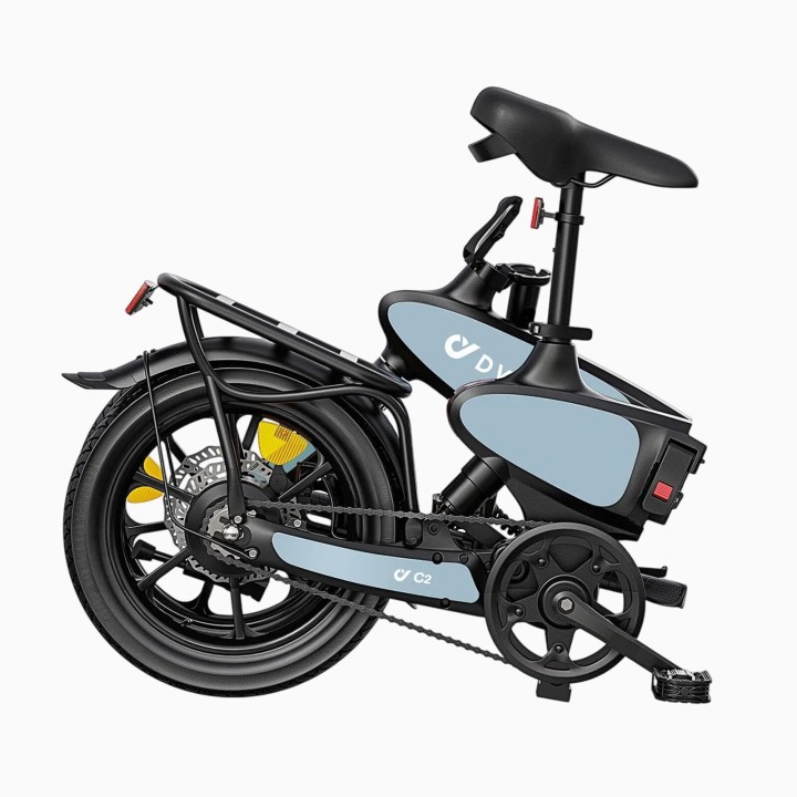 16" folding electric bike with wide tyres – DYU C2 – view 2