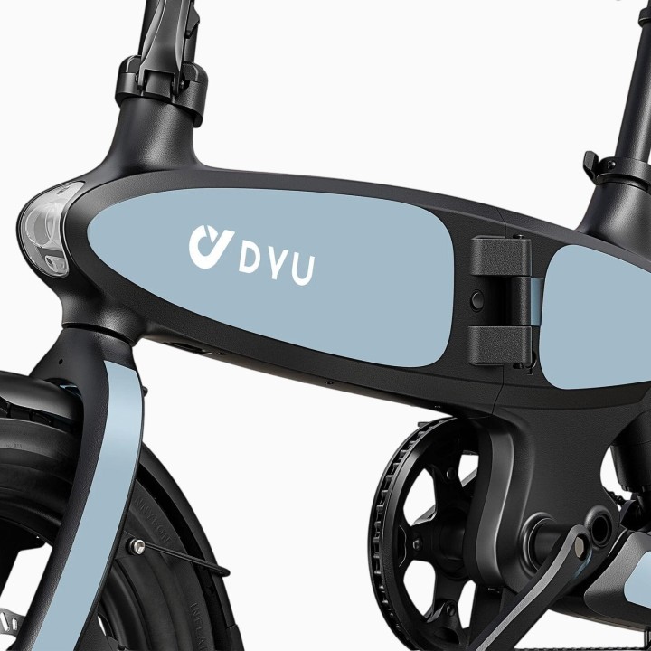 Bicicleta eléctrica plegable de 16" con neumáticos anchos – DYU C2 – vista 6