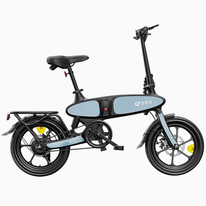 16" folding electric bike with wide tyres – DYU C2 – view 7