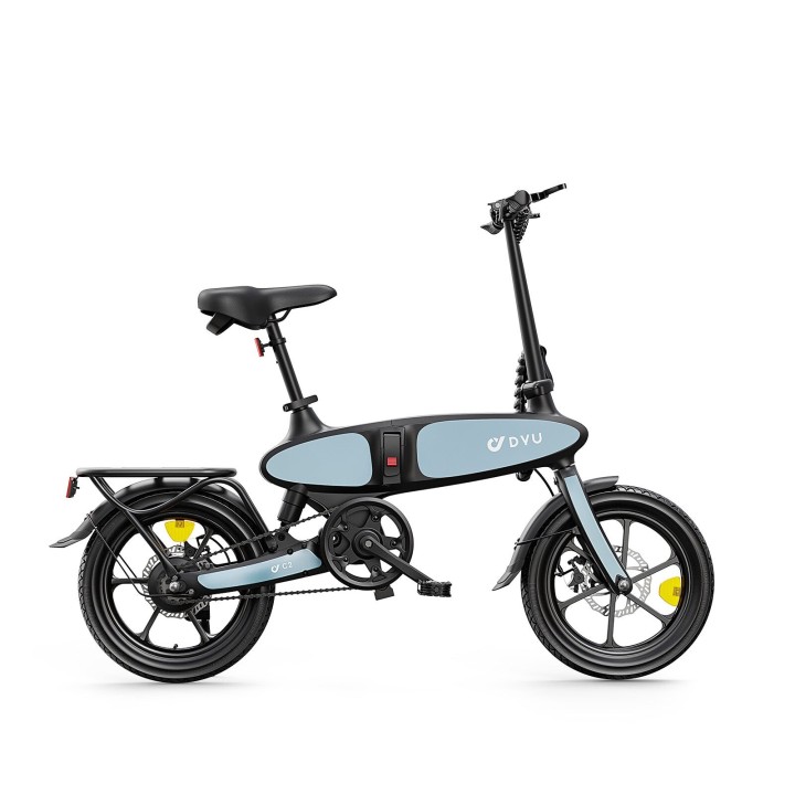 16" folding electric bike with wide tyres – DYU C2 – view 11