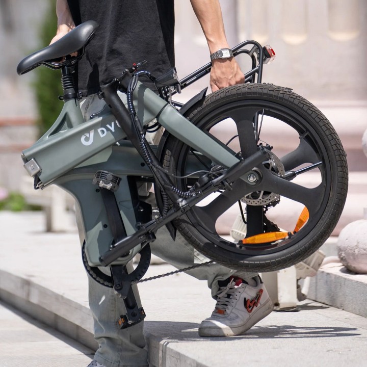 Bicicleta eléctrica plegable ligera de 20" – DYU T1 – vista 5