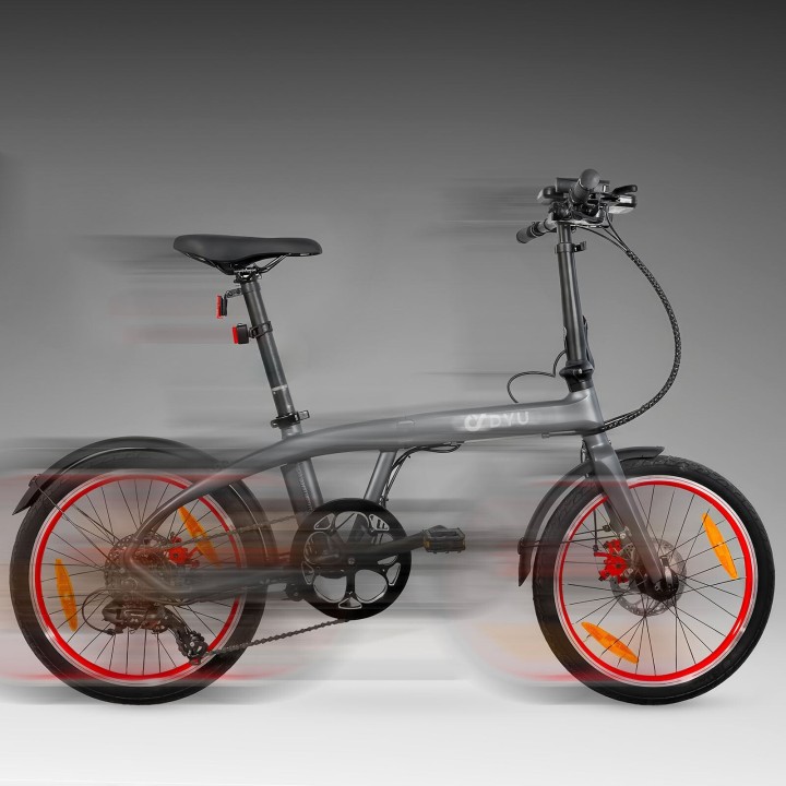 Ultralight 14 kg folding electric bike – DYU SP1 – view 7
