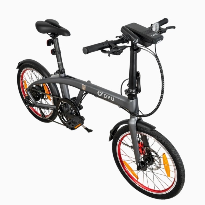 Bicicleta eléctrica plegable ultraligera de 14 kg – DYU SP1 – vista 8