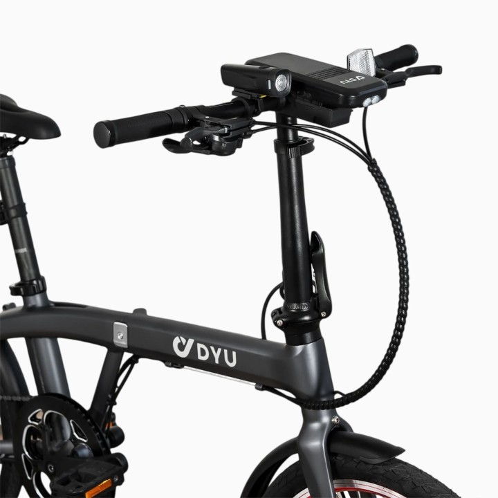 Bicicleta eléctrica plegable ultraligera de 14 kg – DYU SP1 – vista 10