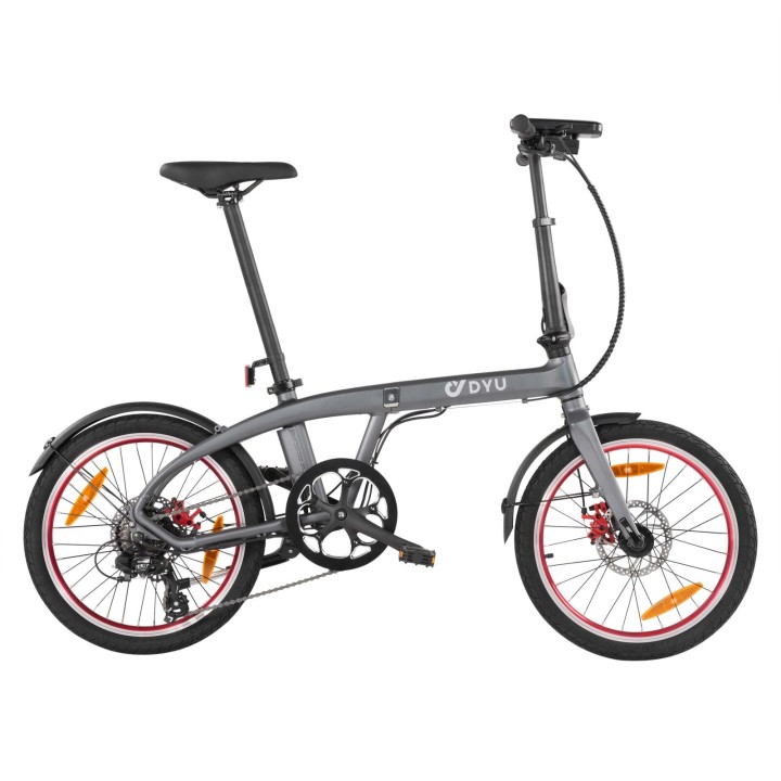Bicicleta eléctrica plegable ultraligera de 14 kg – DYU SP1 – vista 11
