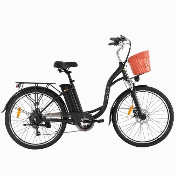 Bicicleta eléctrica urbana de 26" con 60 km – DYU C6