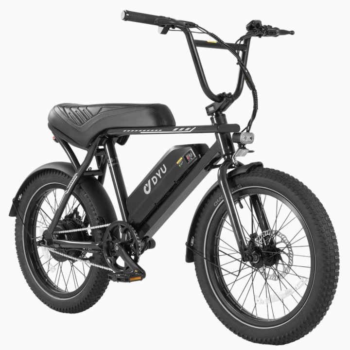Bicicleta eléctrica BMX de 20" con ruedas anchas – DYU UX – vista 11