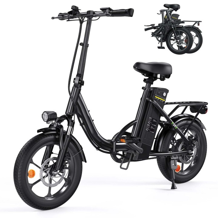 Bicicleta eléctrica plegable 500 W y 88 km – iSinwheel U4