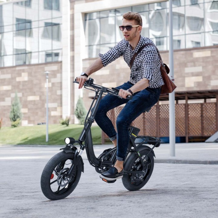 Bicicleta eléctrica plegable 500 W y 88 km – iSinwheel U4 – 6