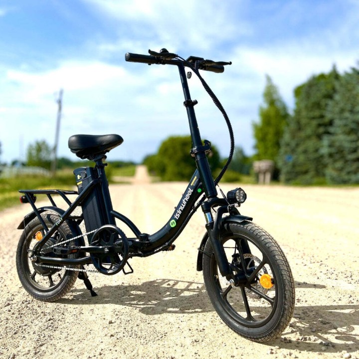 Bicicleta eléctrica plegable 500 W y 88 km – iSinwheel U4 – 8