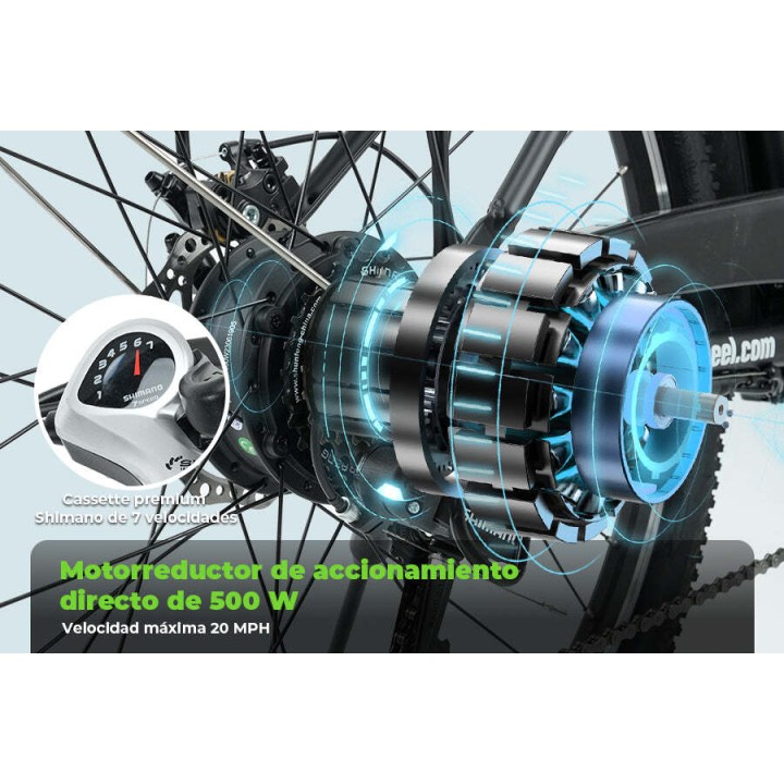 Step-through urban electric bike, 90 km – iSinwheel U2 – 3
