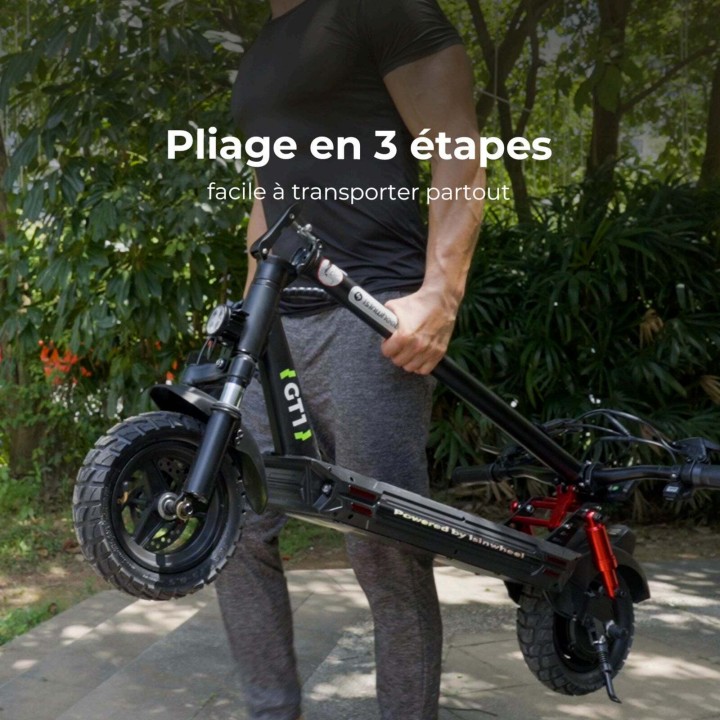 Foldable off-road electric scooter 800 W – iSinwheel GT1 – 7