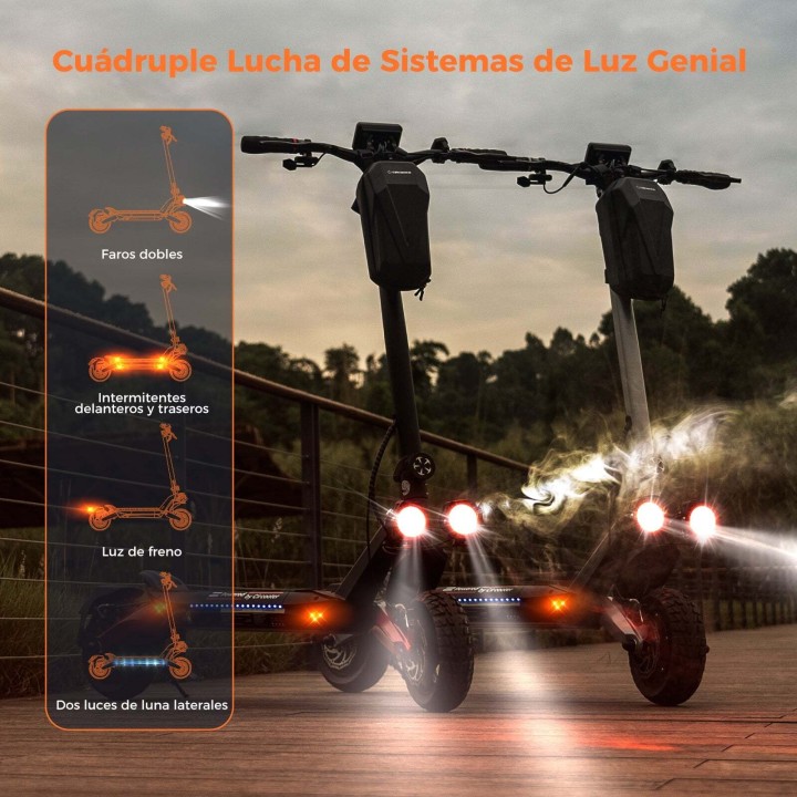 Off-road electric scooter 1000 W, 60 km – iSinwheel R3 – 4