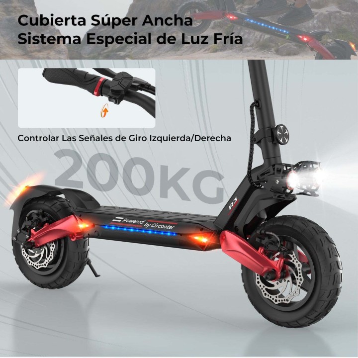 Patinete eléctrico todoterreno 1000 W, 60 km – iSinwheel R3 – 7