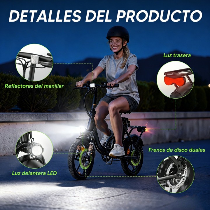 Folding electric bike 500 W, 88 km – iSinwheel U4 – 10