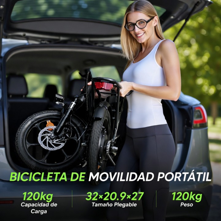 Folding electric bike 500 W, 88 km – iSinwheel U4 – 12