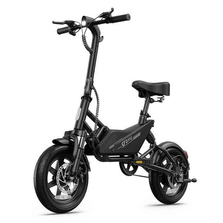 Mini bicicleta eléctrica plegable de 14" con acelerador – DYU X1 Mini – 9