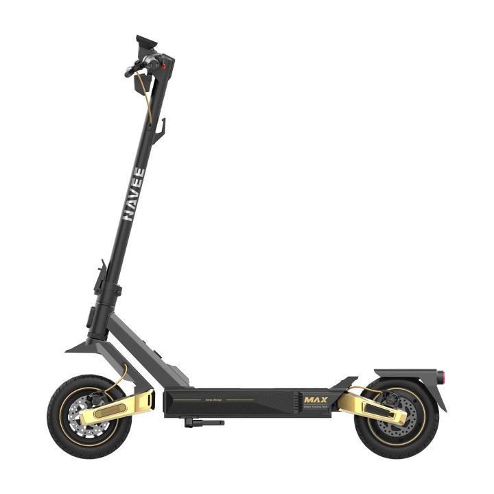 Electric scooter with dual hydraulic suspension and 90 km range – NAVEE ST5 Max