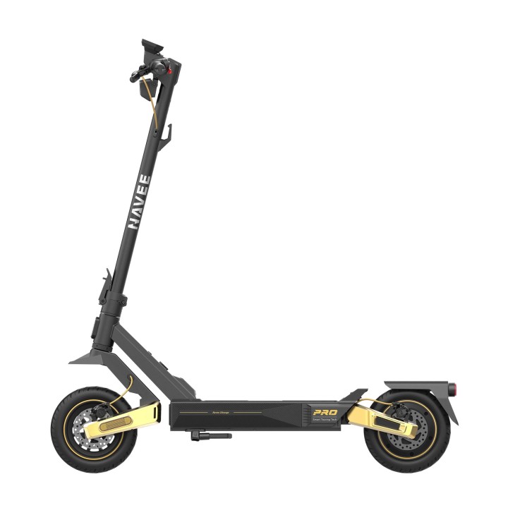 Electric scooter with dual suspension and disc brakes – NAVEE ST5 Pro