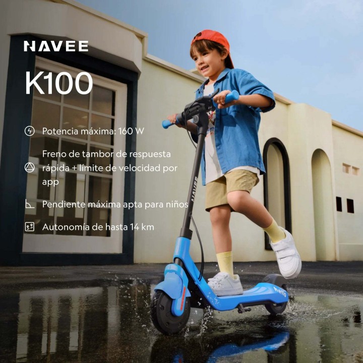 Patinete eléctrico infantil para niños de 6 a 10 años – NAVEE K100 – 2