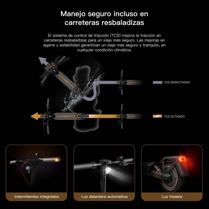 Patinete eléctrico con triple freno y 75 km – NAVEE ST3 Pro – 3