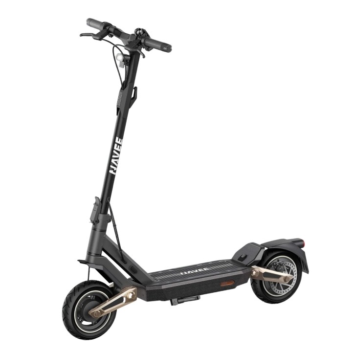 Electric scooter with triple braking and front and rear suspension – NAVEE ST3 – 5