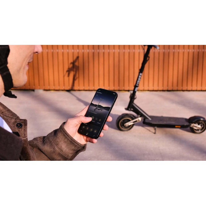 Patinete eléctrico con triple freno y suspensión delantera y trasera – NAVEE ST3 – 7