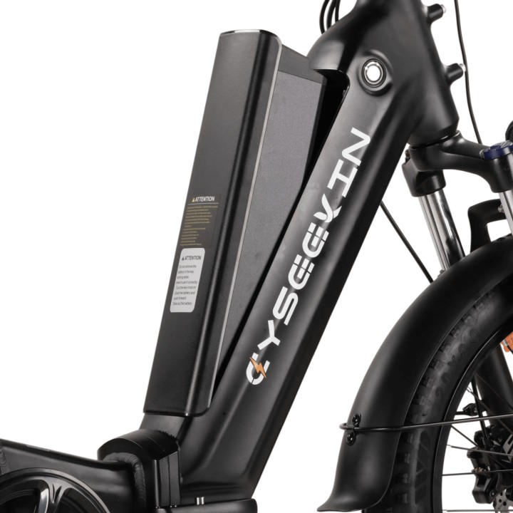 Fat bike eléctrica plegable 20" de cuadro bajo con 748 Wh – Cyseekin C20 – 9