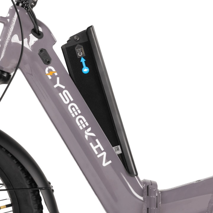 Folding step-through electric fat bike 20" with 748 Wh – Cyseekin C20 – 10