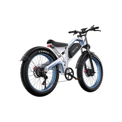 26" motorbike-style electric bike with full suspension – DUOTTS N26