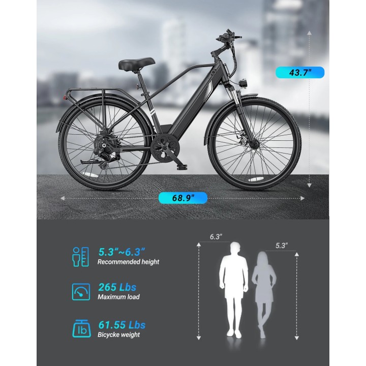 Cheap 26" electric bike for under €400 – DYU C5 Lite