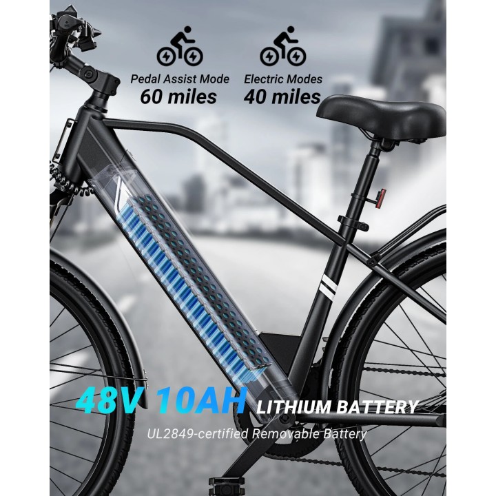 Cheap 26" electric bike for under €400 – DYU C5 Lite